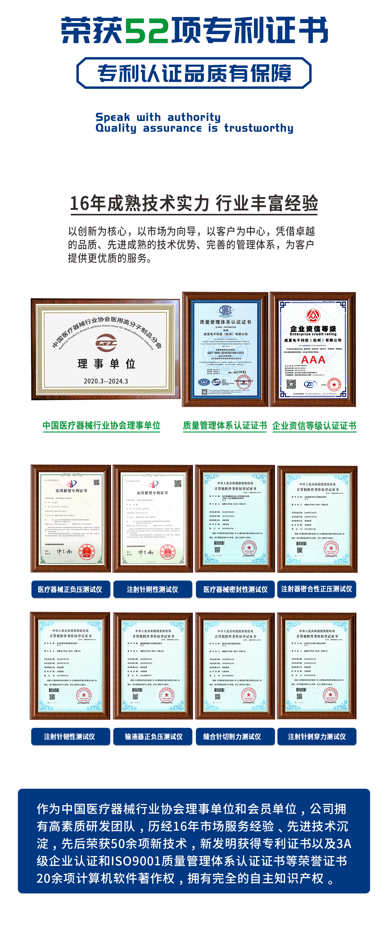 魯爾圓錐接頭綜合測試儀